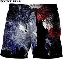 Load image into Gallery viewer, USA Beach Shorts Men Casual Board Shorts Plage Vacation Quick Dry Shorts Swimwear Streetwear DropShip