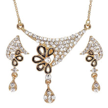 Load image into Gallery viewer, Jewelry Sets Necklace Earrings Bracelet Ring For Women Crystal African Wedding Bridal Party