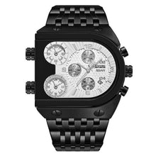 Load image into Gallery viewer, Men Quartz Top Brand Luxury Time Zone Stainless Steel Watch