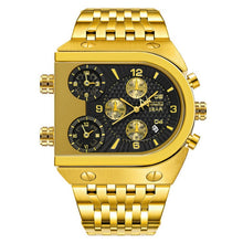 Load image into Gallery viewer, Men Quartz Top Brand Luxury Time Zone Stainless Steel Watch