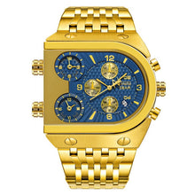 Load image into Gallery viewer, Men Quartz Top Brand Luxury Time Zone Stainless Steel Watch
