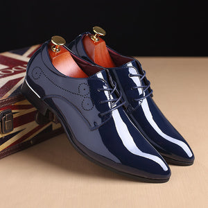 High Quality Brand Men Formal Shoes Men Oxford Leather Dress Shoes Fashion Business Men Shoes Pointed Wedding Shoes