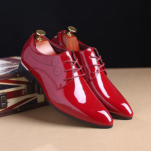 High Quality Brand Men Formal Shoes Men Oxford Leather Dress Shoes Fashion Business Men Shoes Pointed Wedding Shoes