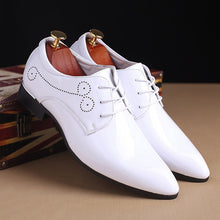 Load image into Gallery viewer, High Quality Brand Men Formal Shoes Men Oxford Leather Dress Shoes Fashion Business Men Shoes Pointed Wedding Shoes