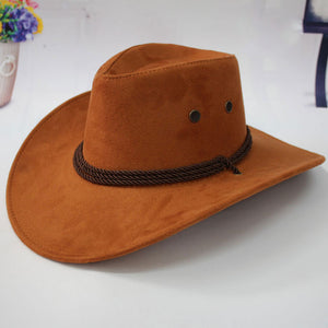 Cowboy Hats for Women with The Fields Sombreros Mujer Invierno Western American Mens Sombrero Vaquero Faux Suede