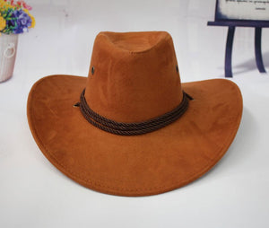 Cowboy Hats for Women with The Fields Sombreros Mujer Invierno Western American Mens Sombrero Vaquero Faux Suede