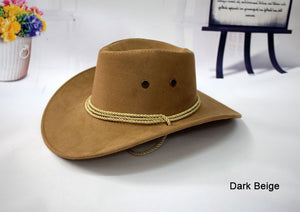 Cowboy Hats for Women with The Fields Sombreros Mujer Invierno Western American Mens Sombrero Vaquero Faux Suede