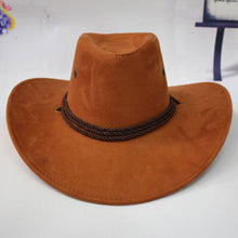 Load image into Gallery viewer, Cowboy Hats for Women with The Fields Sombreros Mujer Invierno Western American Mens Sombrero Vaquero Faux Suede