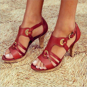 Women's Sandals Spring and Summer Plus Size Hot Sale High Heel Sandals Women Sandals Luxury Shoes Women Designers