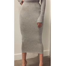 Load image into Gallery viewer, Office Pencil Skirt Stretch Women Bodycon Tube Womens Ladies Plain Plus Size Long Skirts 2019 Autumn Spring Stretchy Maxi Skirt