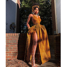 Load image into Gallery viewer, Fashion 2020 African Dresses for Women DIY Bandage Ankara Vestidos Split Robe Africaine Dashiki Print Ladies Clothes Plus Size