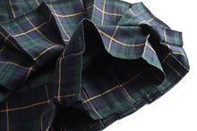 Load image into Gallery viewer, Pink Women Skirt Sexy plaid Pleated Skirts Fashion Mini Skirt Side Button High Waist Casual