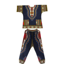 Load image into Gallery viewer, Fashion Design Dashiki Set African Printed Dashiki Dress and Pants for Women and Men