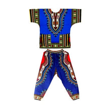 Load image into Gallery viewer, Fashion Design Dashiki Set African Printed Dashiki Dress and Pants for Women and Men