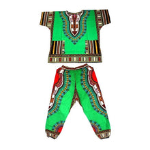 Load image into Gallery viewer, Fashion Design Dashiki Set African Printed Dashiki Dress and Pants for Women and Men