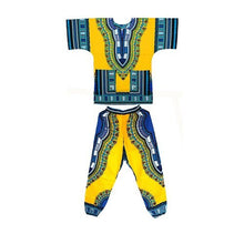 Load image into Gallery viewer, Fashion Design Dashiki Set African Printed Dashiki Dress and Pants for Women and Men