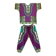 Load image into Gallery viewer, Fashion Design Dashiki Set African Printed Dashiki Dress and Pants for Women and Men