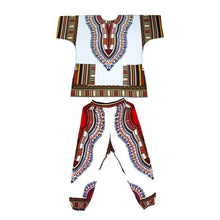 Load image into Gallery viewer, Fashion Design Dashiki Set African Printed Dashiki Dress and Pants for Women and Men