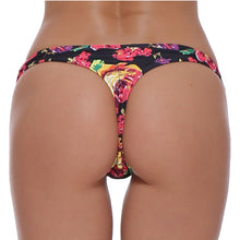 Load image into Gallery viewer, Solid color G-String Brazilian Thongs High Waist Swimsuit