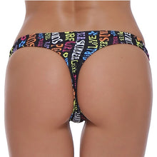 Load image into Gallery viewer, Solid color G-String Brazilian Thongs High Waist Swimsuit