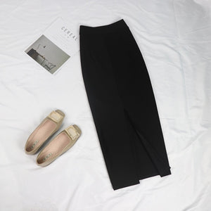 Women Body con Long Skirt Black High Waist Tight Maxi Skirts Club Party Wear Elegant Pencil Skirt