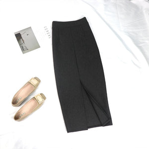 Women Body con Long Skirt Black High Waist Tight Maxi Skirts Club Party Wear Elegant Pencil Skirt