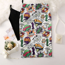 Load image into Gallery viewer, Women Flower Printing High Waist Body con Slim Midi Split Sexy Pencil Skirts