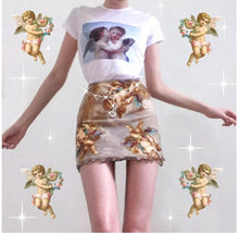 Load image into Gallery viewer, Elastic Pleated High Waist Mini Skirt Short Pencil Sexy Fashion High Quality Beautiful