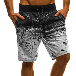 Summer Mens Print Board Shorts Quick Dry Men Board Shorts Beach Shorts Male Shorts With Pocket Casual Drawstring Shorts For Male