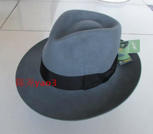 Wool Fedora Hat Unisex Felt Fedoras Hats Adult Fashion Trilby Hats Popular Headwear Wool Fedora Trilby Hats Man's Cap  B-8130