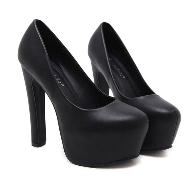 Ladies High Heels Platform Pumps High Heels Shoes