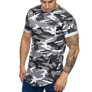 Men Bodybuilding Slim O-Neck Short Sleeve t Shirts