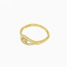 Load image into Gallery viewer, Handmade Fine Gold Jewelry Crystal Necklace Earring Ring for Women