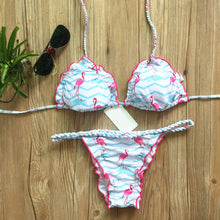 Load image into Gallery viewer, Bikini Pineapple Push Up Printed Women Swimwear Women