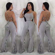 Load image into Gallery viewer, New Women Clubwear Pants Summer Playsuit Bodycon Party Jumpsuit Sexy Striped Romper Trousers