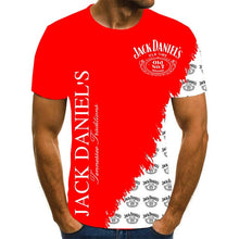 Load image into Gallery viewer, Men 3D Printed Casual Short Sleeve T-shirt