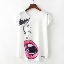 Load image into Gallery viewer, Animal Print Casual O-Neck Loose Short Sleeve T-shirt