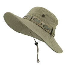 Load image into Gallery viewer, TACVASEN Army Men Tactical Sniper Hats Fish Sun Boonie Hats Summer Sun Protection Safari Cap Men&#39;s Military Hike Hunt Hats Caps