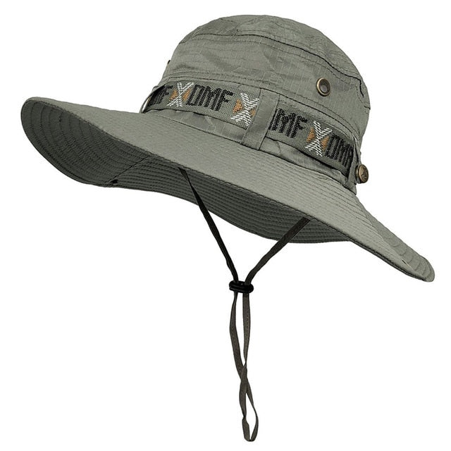 TACVASEN Army Men Tactical Sniper Hats Fish Sun Boonie Hats Summer Sun Protection Safari Cap Men's Military Hike Hunt Hats Caps