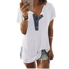 Load image into Gallery viewer, Lovely high quality lady Short Sleeve Loose Casual Top