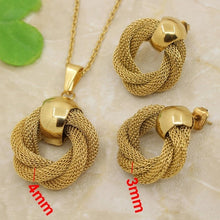 Load image into Gallery viewer, Women Stainless Steel Jewelry Sets Pendants And Earrings