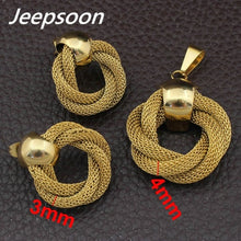 Load image into Gallery viewer, Women Stainless Steel Jewelry Sets Pendants And Earrings