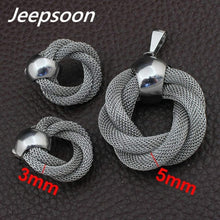 Load image into Gallery viewer, Women Stainless Steel Jewelry Sets Pendants And Earrings