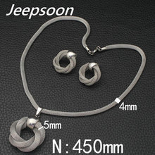Load image into Gallery viewer, Women Stainless Steel Jewelry Sets Pendants And Earrings