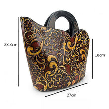 Load image into Gallery viewer, Johnature Retro Luxury Handbags Women Bags Designer 2020 New Genuine Leather Casual Tote Embossing Large Capacity Shoulder Bags