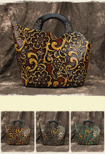 Load image into Gallery viewer, Johnature Retro Luxury Handbags Women Bags Designer 2020 New Genuine Leather Casual Tote Embossing Large Capacity Shoulder Bags