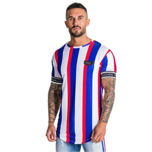 T-shirt Stripe Summer Man T shirt Fashion T Shirt Men