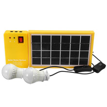 Load image into Gallery viewer, Solar Light Lithium Solar Power Panel Generator Kit Small Home System 3 LED Bulb Highlight Energy Saving Light Solar Lighting