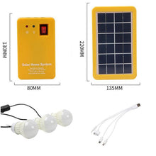 Load image into Gallery viewer, Solar Light Lithium Solar Power Panel Generator Kit Small Home System 3 LED Bulb Highlight Energy Saving Light Solar Lighting