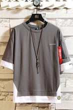 Load image into Gallery viewer, Fashion Half Short Sleeves Fashion O NECK Print T-shirt Men&#39;s Cotton 2020 Summer Clothes TOP TEES Tshirt Plus Asian Size M-5X.